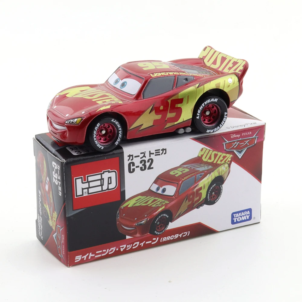 

Takara Tomy Disney Cars Tomica C-32 Молния Маккуин (rrc тип) Горячая популярная детская модель металлической модели