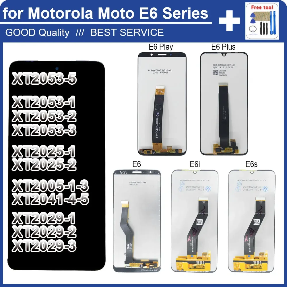 Новый ЖК-дисплей для Motorola Moto E6 Plus XT2025 сенсорный экран дигитайзер в сборе замена 2019