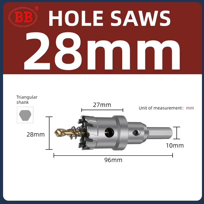 

Буровая пила BB для отверстий 15-100 мм