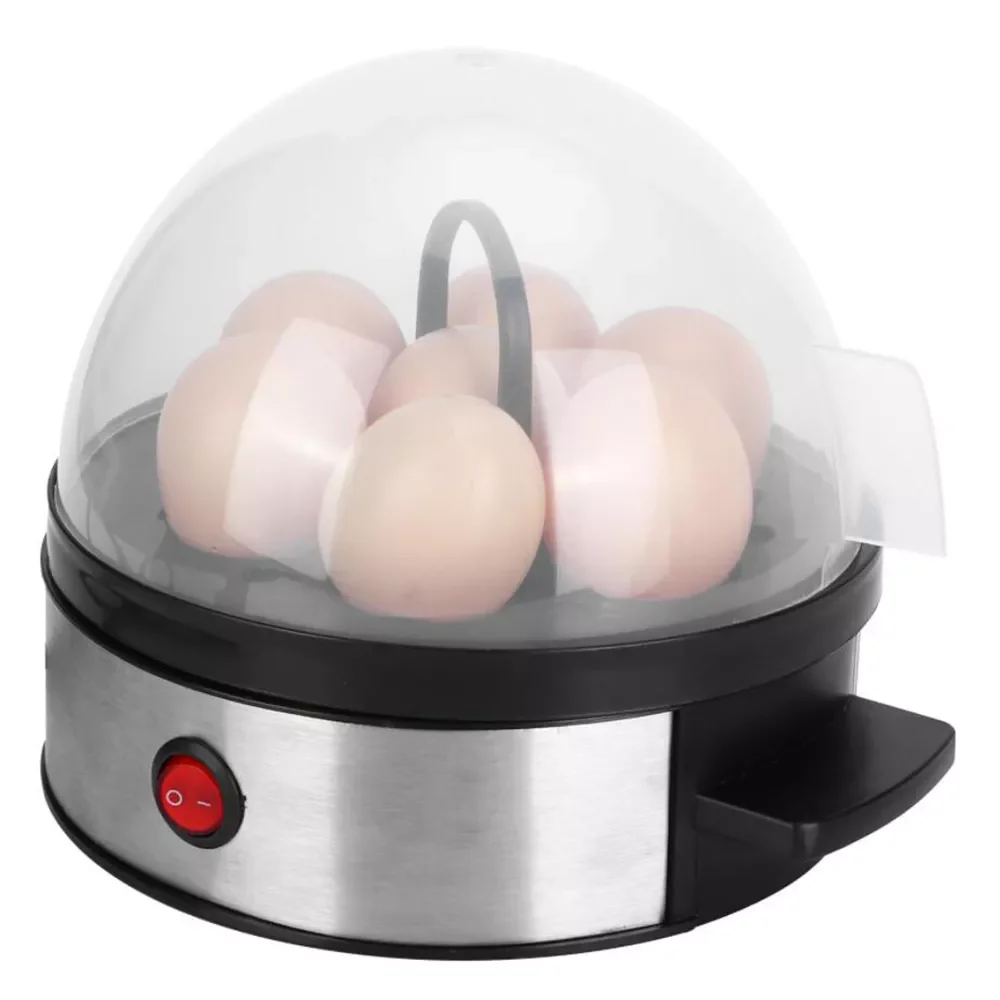 

Plug 350W Mini Egg Steamer Stainless Steel Breakfast Machine Dormitory Household Egg Cooker Eierkoker Eletrodomestico