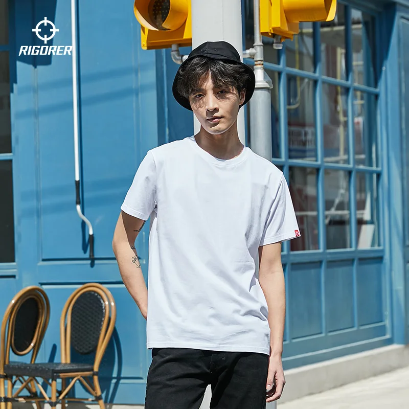 Футболка унисекс из хлопка Спортивная дышащая впитывающая пот однотонная для