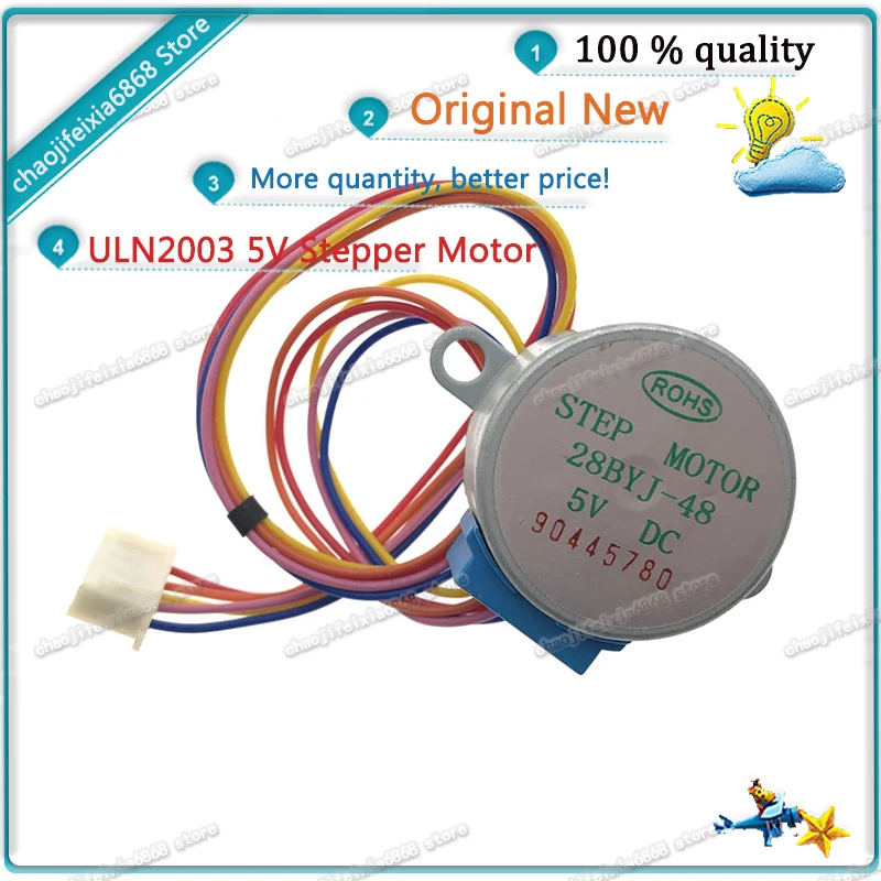 1 шт./лот! ULN2003 высокомощный приводной шаговый двигатель 5 в 4-фазный 5-проводной