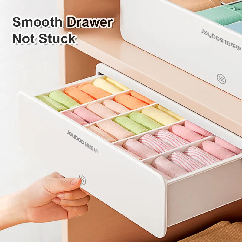 

Organizer For Joybos Storage Drawer Box Household Underwear Wardrobe Organizer For Clothes Self-Adhesive Under Desk Drawer