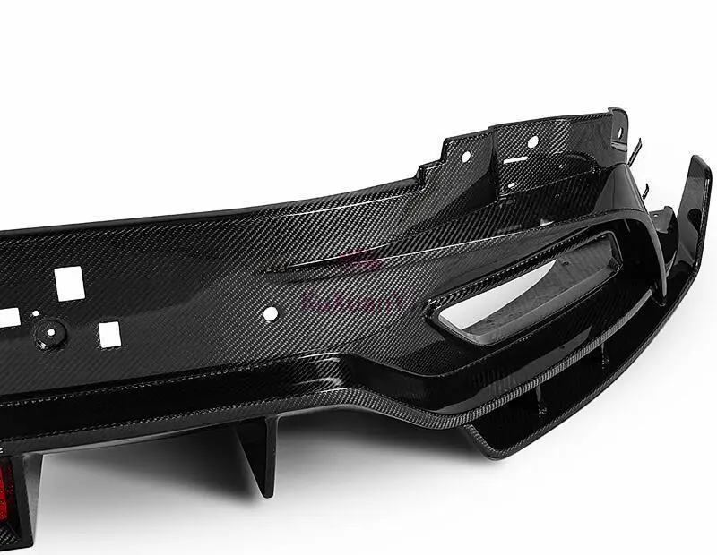 Pz сухой карбоновый Корпус Комплект Задний бампер губа задний диффузор для Aston Martin