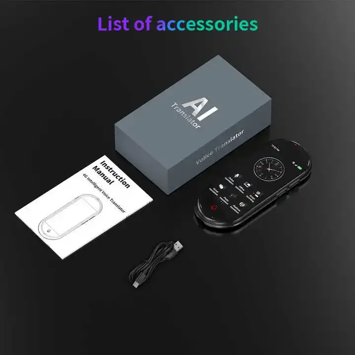 A10 большой экран мгновенный двухсторонний голосовой умный переводчик