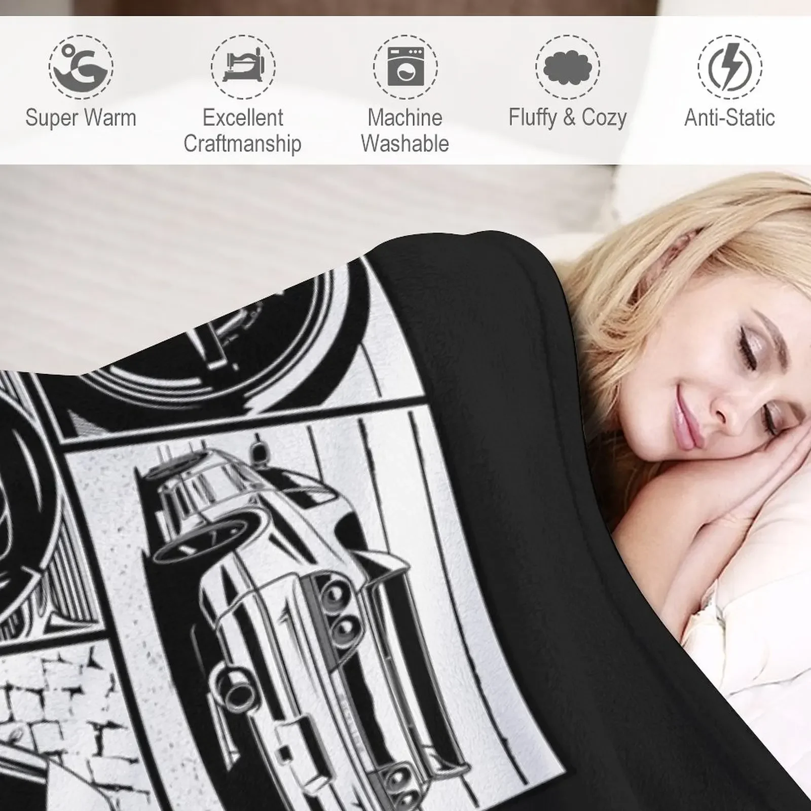 DMNTeestore Skyline R33 GTR. Детали набивное одеяло для дивана