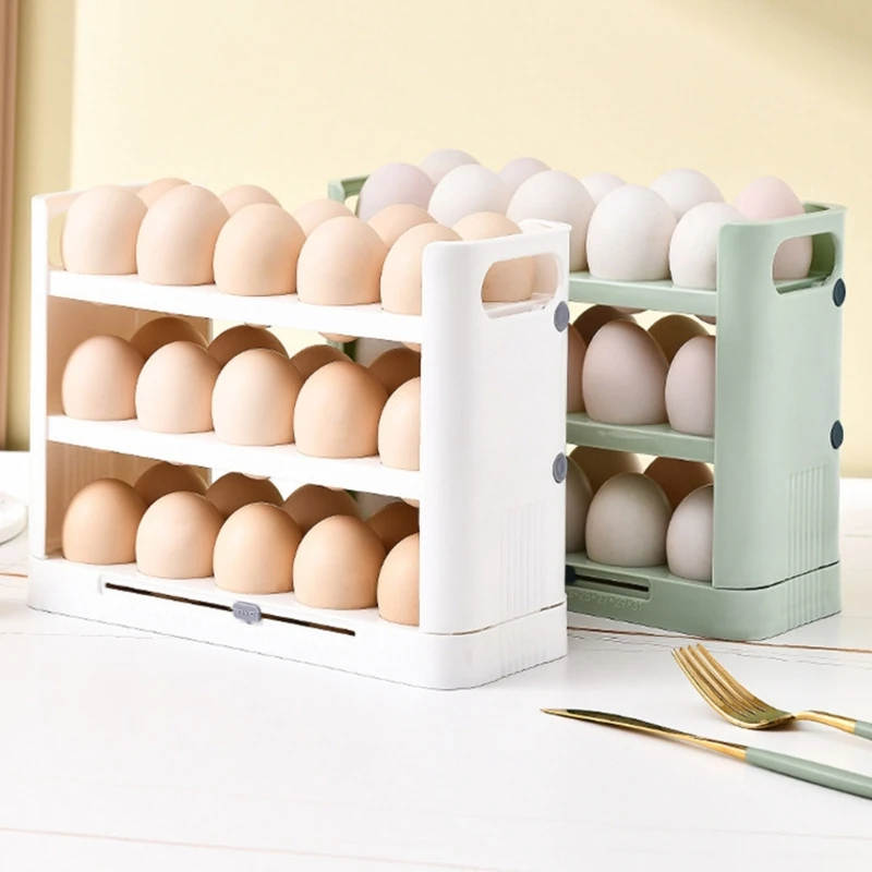 

Egg Storage Box for Fridge Door Egg Storage Container Organizer Egg Tray