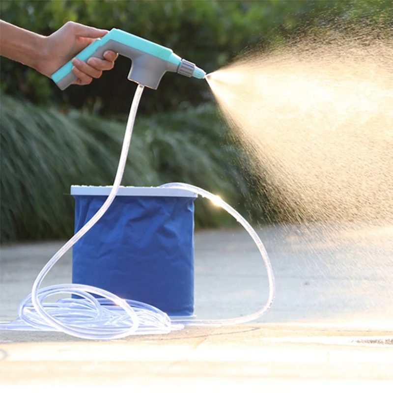 Multi-function Electric Pneumatic Sprinkler Portable Car Washing Water Gun Kit for Car Cleaning/Garden Watering