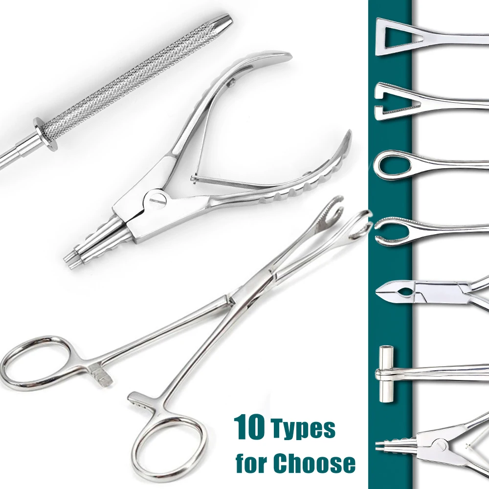

316L Stainless Steel Body Piercing Tool Forceps Needle Pipe Clamp Tweezers Open Close Ring Plier Lip Belly Septum Piercing Tools