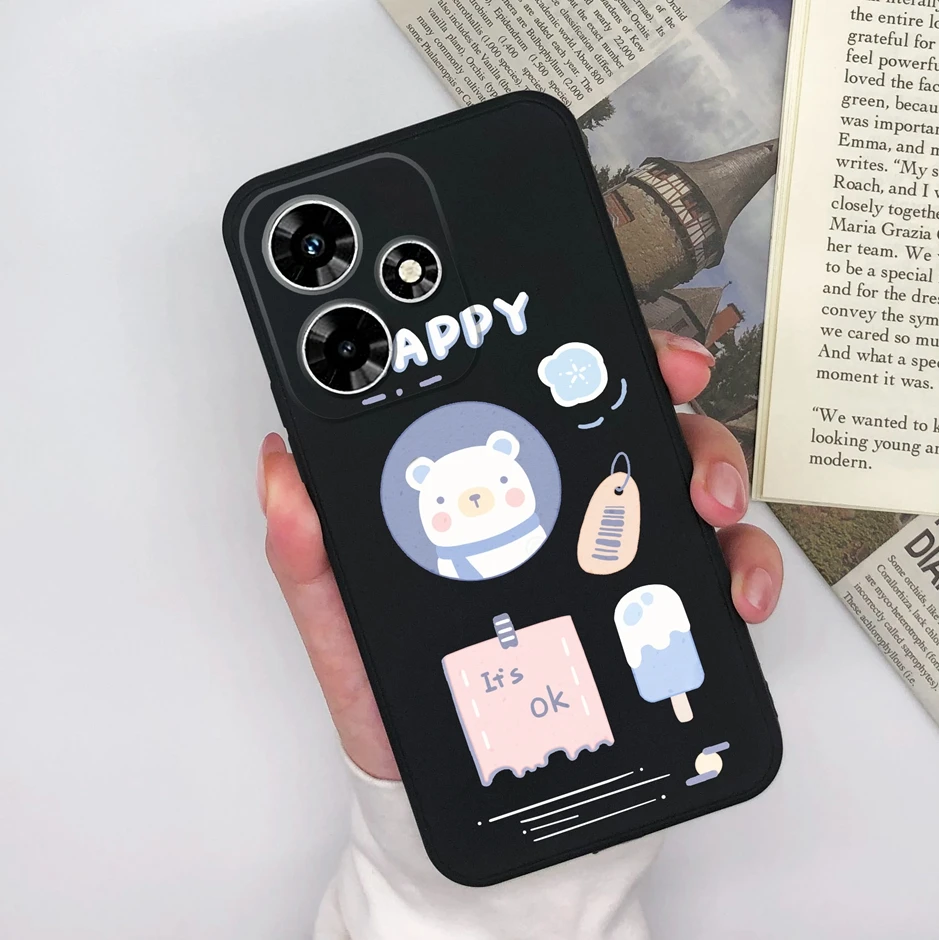 Чехол для Tecno Infinix Hot 30i 30 Play 4G Мультяшные стильные чехлы i мягкая задняя крышка Hot30