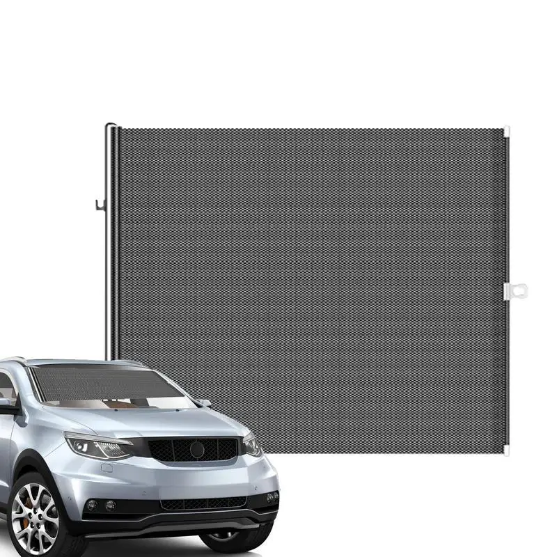 

Car Sunshades Windshield PVC Autoscaling Car Windshield Sun Shade With Suction Cup Block Heat Multifunctional Sunshade For Auto