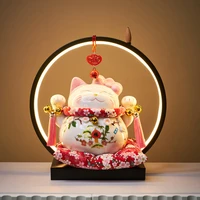 festive lucky cat cute room decor high end creative home living room porch piggy bank opening housewarming souvenirs and gifts