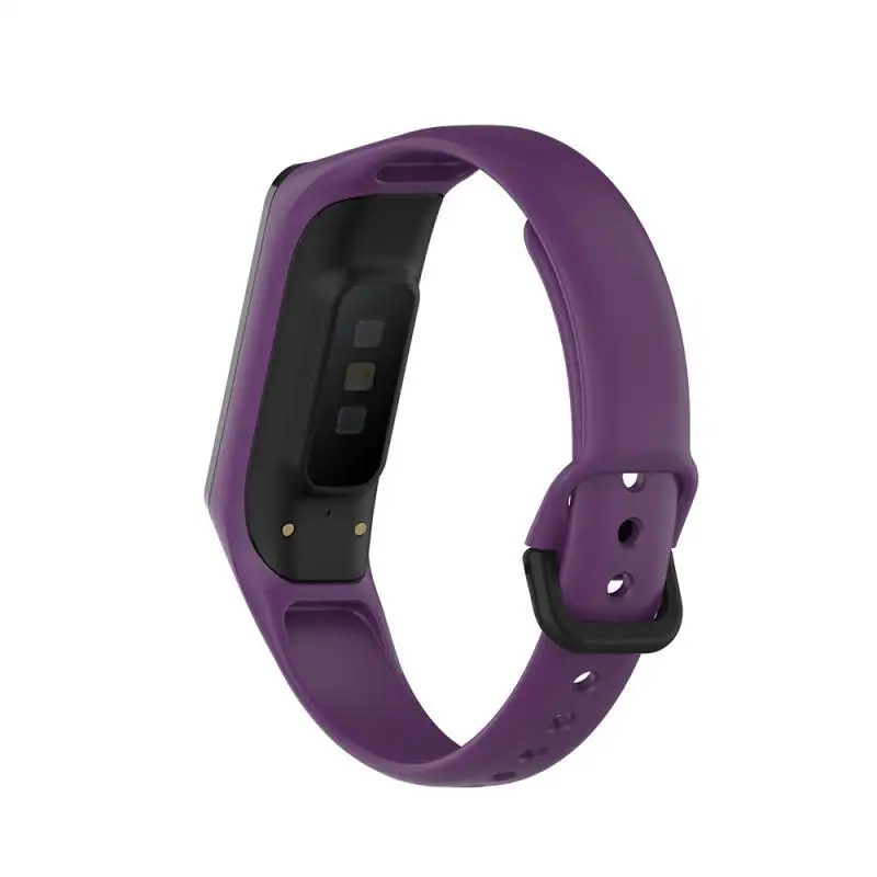 

Waterproof Watch Straps Unisex Soft Silicone Sweatproof Replacement Watchband Sport Band Straps For Samsung Galaxy Fit 2 Sm-r220