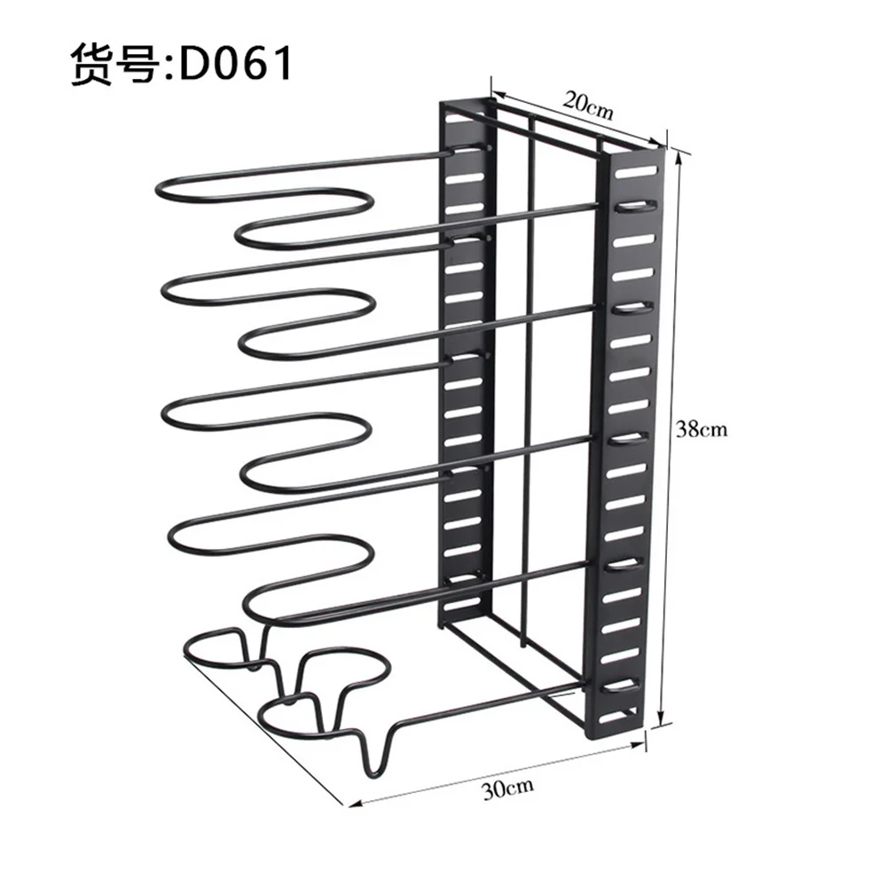 pot rack organizer 5 layer pots and pans organizer adjustable pot lid holders pan rack for kitchen counter and cabinet free global shipping
