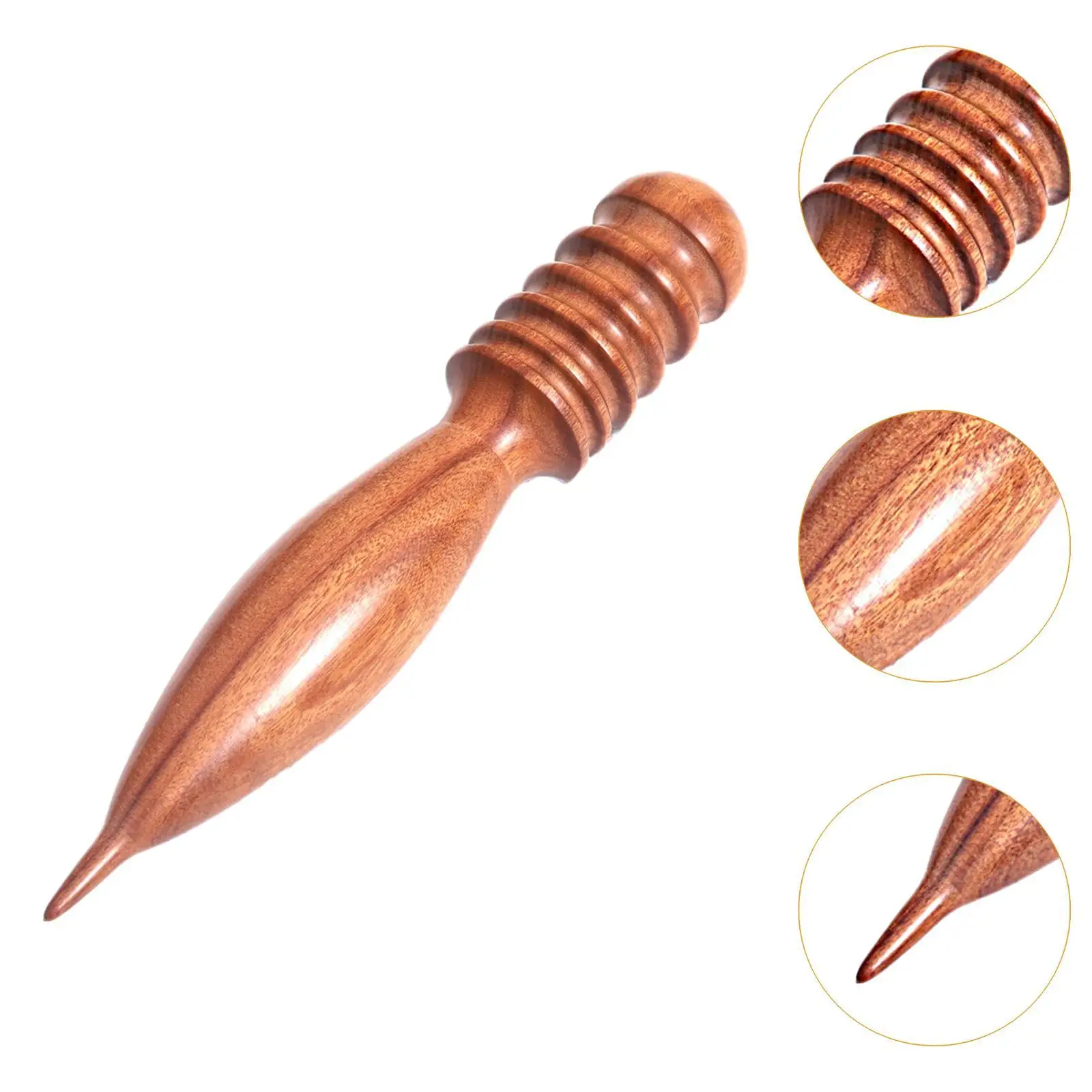 Инструмент для полировки кромок кожи деревянный инструмент прочный ручной