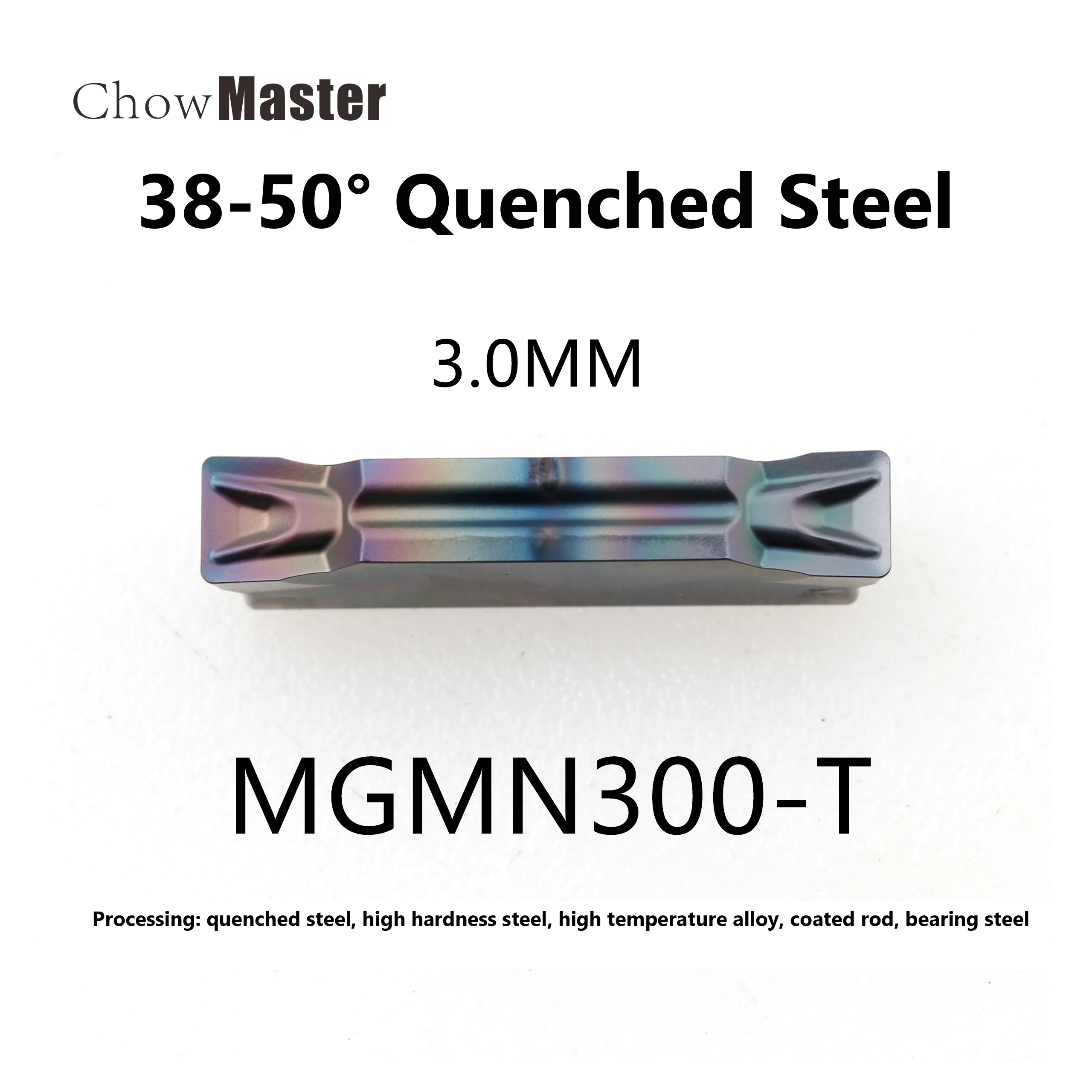 

MGMN150-G/200-G/250-G MGMN300-T/300-M/400-T MGMN400-M 38-50 °, карбидная вставка из закалочной стали для быстрой U-образной фрезы