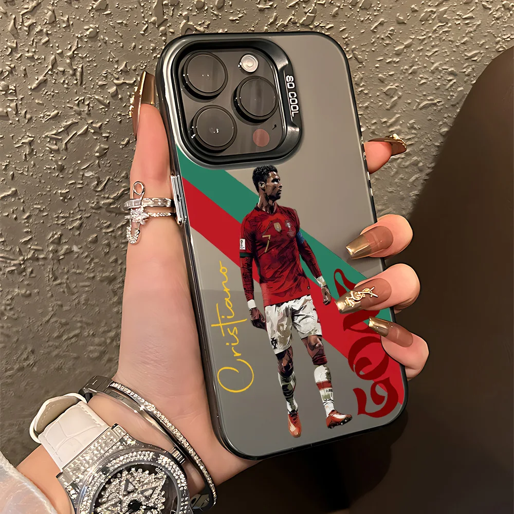 Фото Чехол для телефона Famous Football players C-CR7 для Xiaomi Mi 14T 14 13 12 12T 11 Lite Poco X7 X6 F7 F6 X5 F4 GT Pro 4G 5G Back Cover №3
