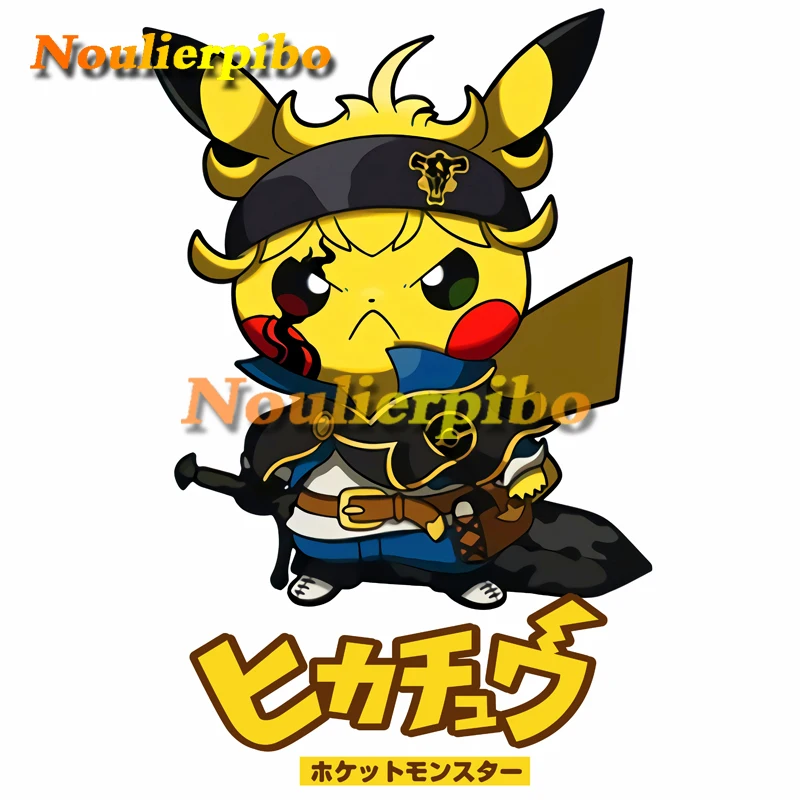 Забавные аниме наклейки на автомобиль Pokemon Spoof Pikachu PVC машина бампер окно