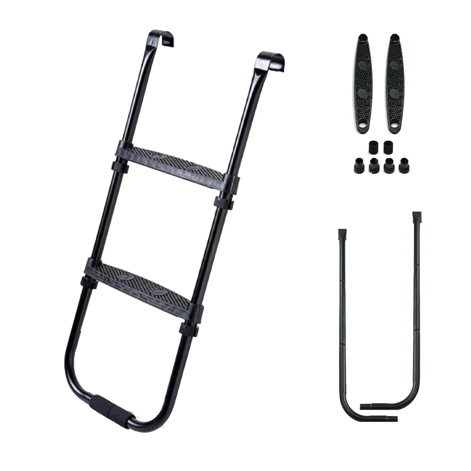 

Universal 2-Step Trampoline Ladder Universal 2-Step Trampoline Ladder Rust Resistant Stainless Steel Trampoline Accessories For