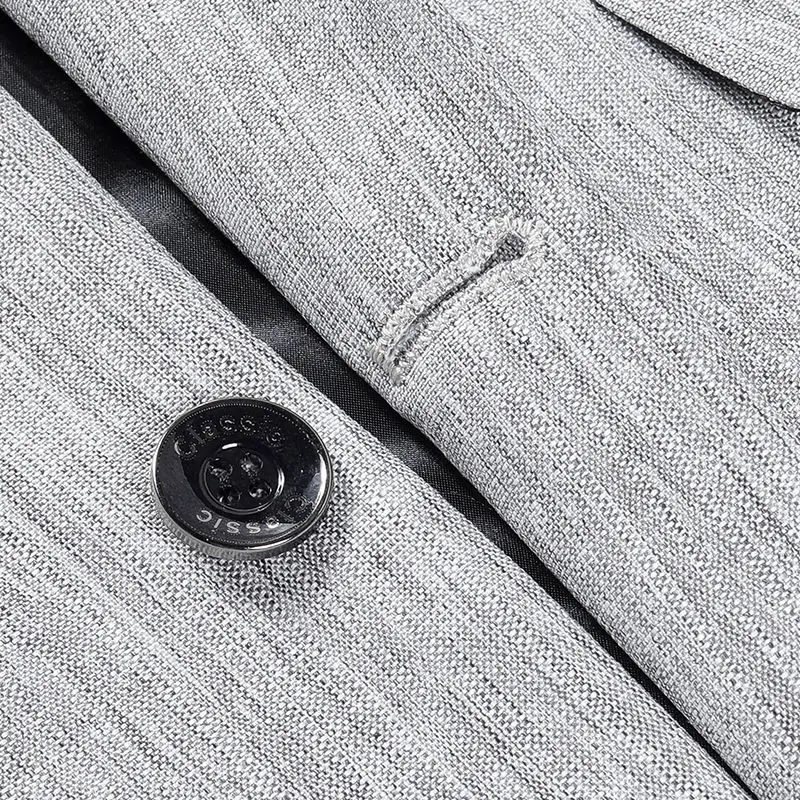 Мужской облегающий костюм DY повседневный пиджак в британском стиле свадебные