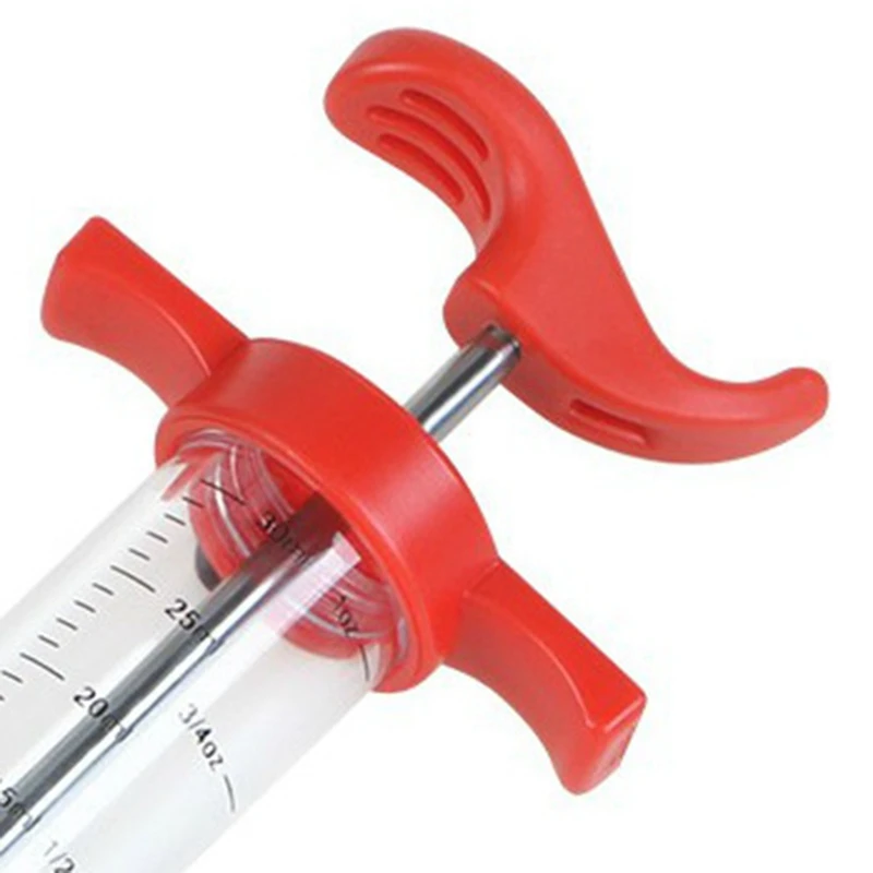 Шприц для инжектора мяса-3 иглы маринада барбекю гриля набор индейки инжектор