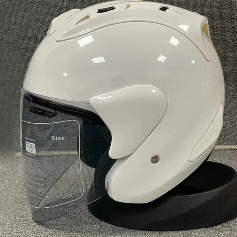 

Ram5 Bright White Half Helmet Men and Women Motorcycle Off-Road Summer Helmet Downhill Racing Mountain Cross Casco Capacete