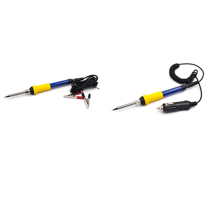 Promotion! DC 12V Portable Soldering Iron Low-Voltage Car Battery 60W Welding Rework Repair Tools |