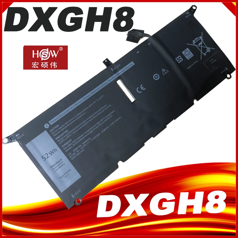 SeagullStar новый аккумулятор для ноутбука DXGH8 Dell XPS 13 9380 9370 7390 Inspiron 2-в-1 7490 G8VCF H754V 0H754V P82G