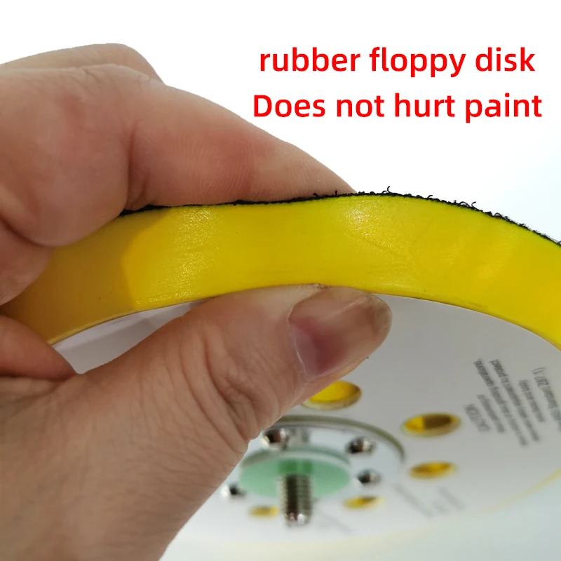 6-дюймовые диски для флокирования, полировки и шлифовки с креплением на крючок и петлю с присоской.