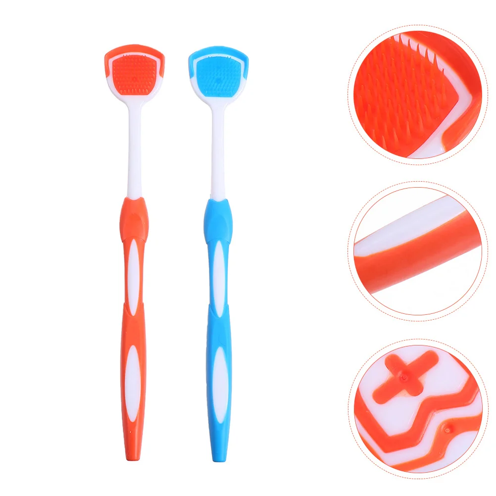 2 шт. щетка для чистки языка профессиональный скребок бытовой очиститель