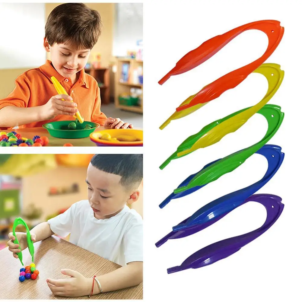 

1pc Children Plastic Tweezer Toys Experiments Tools Biology Science Study Tweezer Toys Kindergarten Educational Toy Kids Gifts