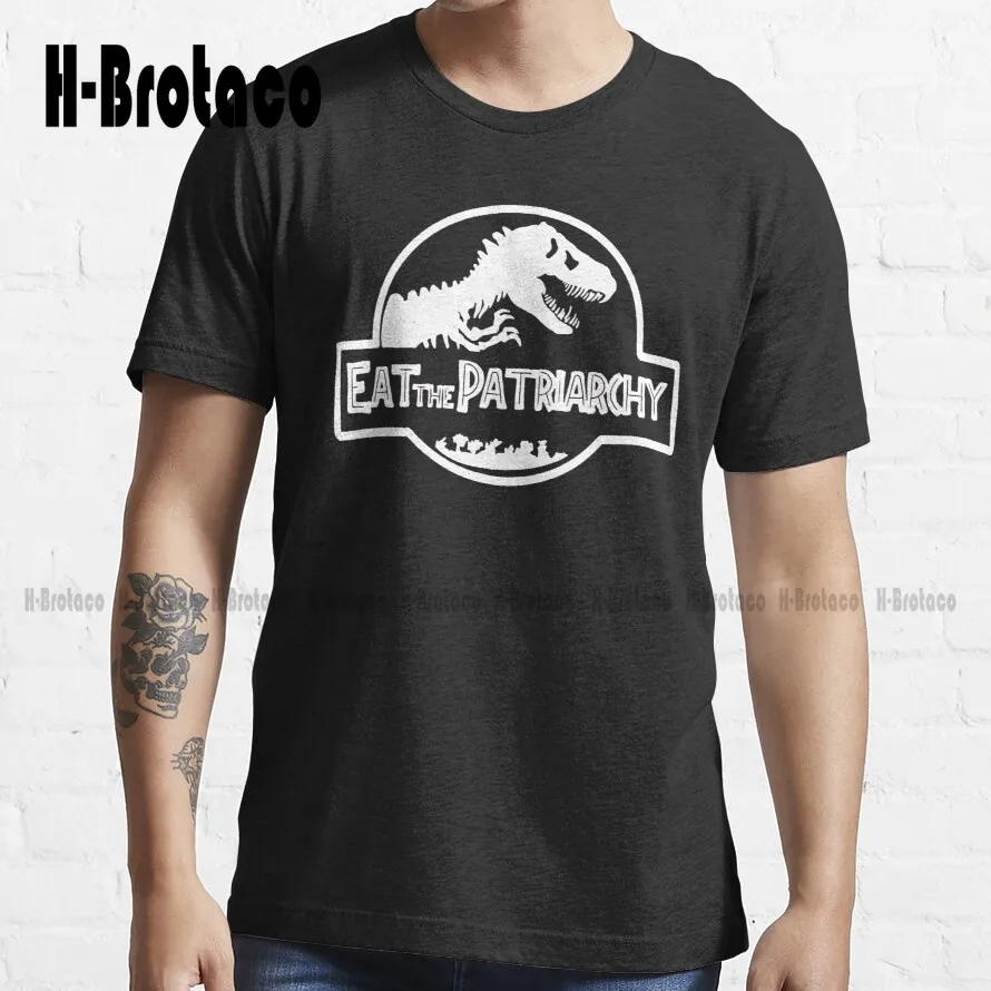 

Трендовая футболка с рисунком «Eat The Patriarchy», феминистская футболка, забавный подарок на заказ, уличная одежда, мультяшная футболка, унисекс, ...