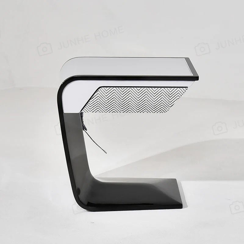 Роскошный современный прикроватный столик C-образной формы домашний шкаф для