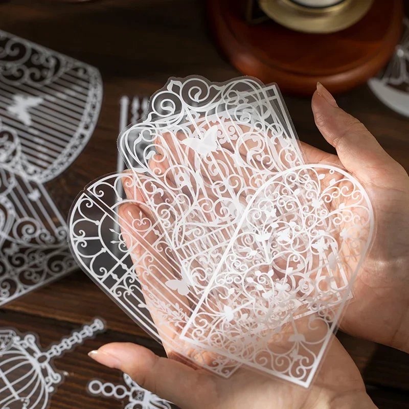 

14 листы наклейки Белый INS окно боковая простая Светодиодная лента DIY декоративная фотобумага подарок Скрапбукинг вырезанные наклейки 163*100 мм