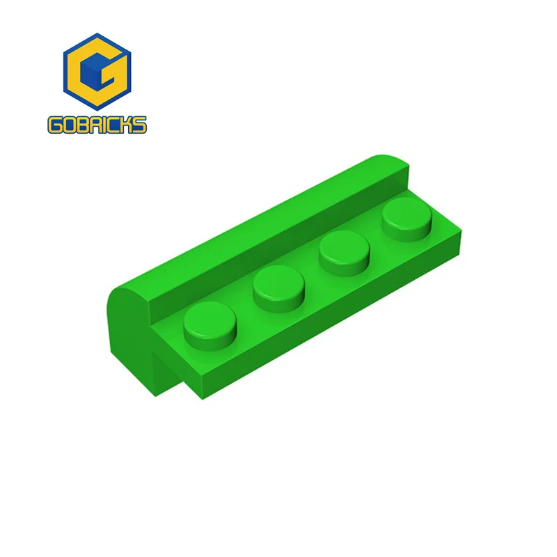 Gobrick, 10 шт., высокотехнологичные сборные частицы, 6081, 4x2x1/3, изогнутые строительные блоки, Набор сменных деталей, игрушки для детей, подарки Gobrick, 10 шт., высокотехнологичные сборные частицы, 6081, 4x2x1/3, изогнутые строительные блоки, Набор сменных деталей, игрушки для детей, подарки