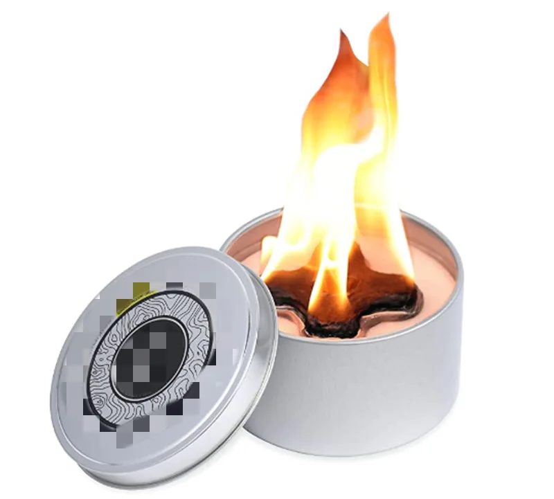 Туристические портативные свечи для костра подсвечник из натурального соевого