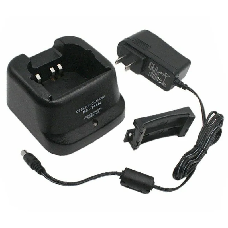 New BC-144N BC-137 Rapid Car Desktop Charger for ICOM BP-209 BP-210 IC-F11 IC-F12 IC-F22 IC-A6 IC-A24 IC-F4GT IC-V8 IC-V82 Radio
