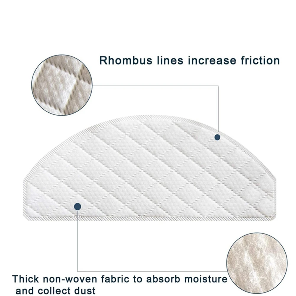 50 шт. одноразовые подушечки для швабры Ecovacs Deebot Ozmo T8 T9 тряпки мытья полов запасные