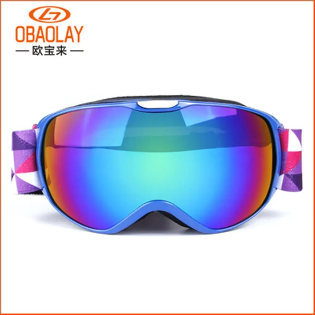 

OBAOLAY Kids Ski Glasses Multifunctional Eyeglass Impact Resistance Eyewear Snowboard Snow Goggles Outdoor Cycling