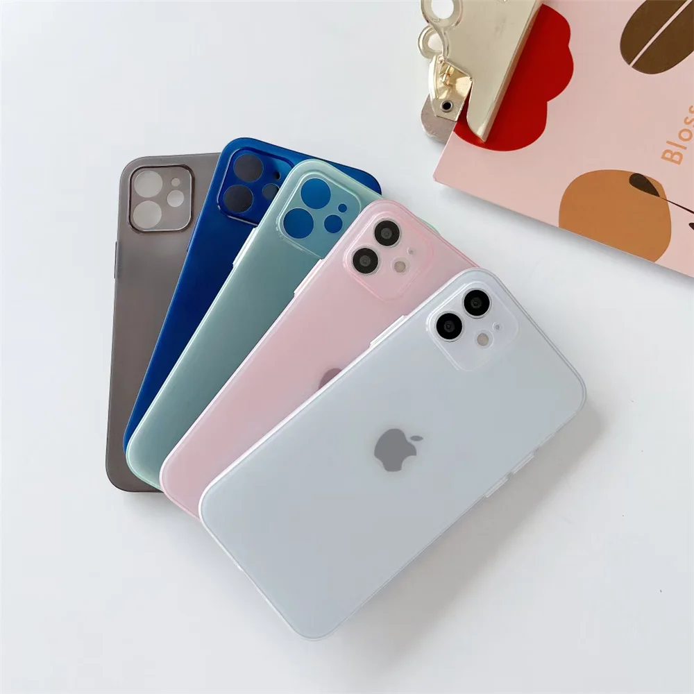 

Роскошный Матовый Мягкий чехол для телефона iPhone 12 Pro Max 11 Pro 7 8 Plus XR XS Max X SE 2020, однотонный нескользящий чехол