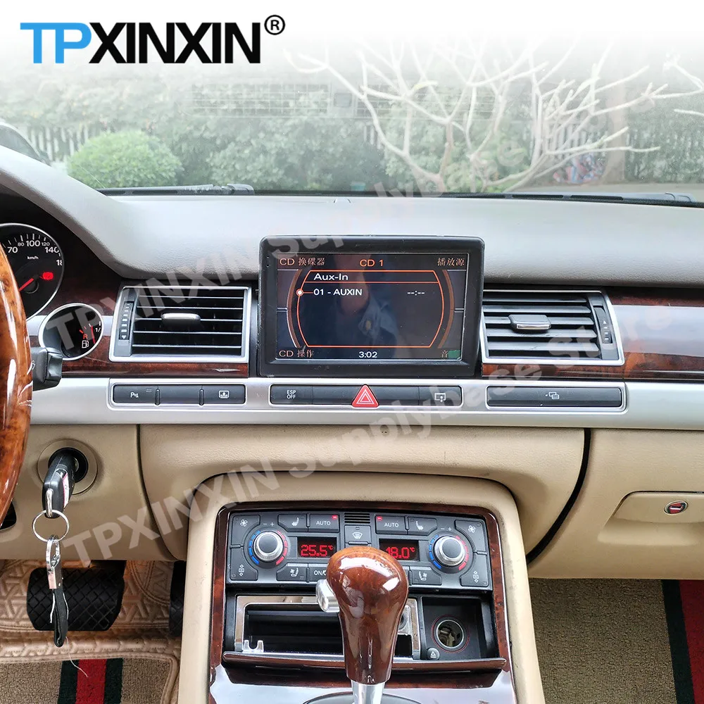 Автомобильный радиоприемник стереоприемник Android 10 для Audi A8 2004 2005 2006 2007 2008 2009 2010 2011