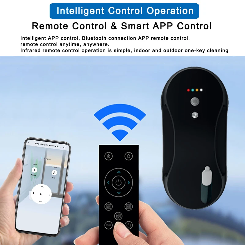 Purerobo W-R3S Робот для мытья окон с приложением и дистанционным управлением