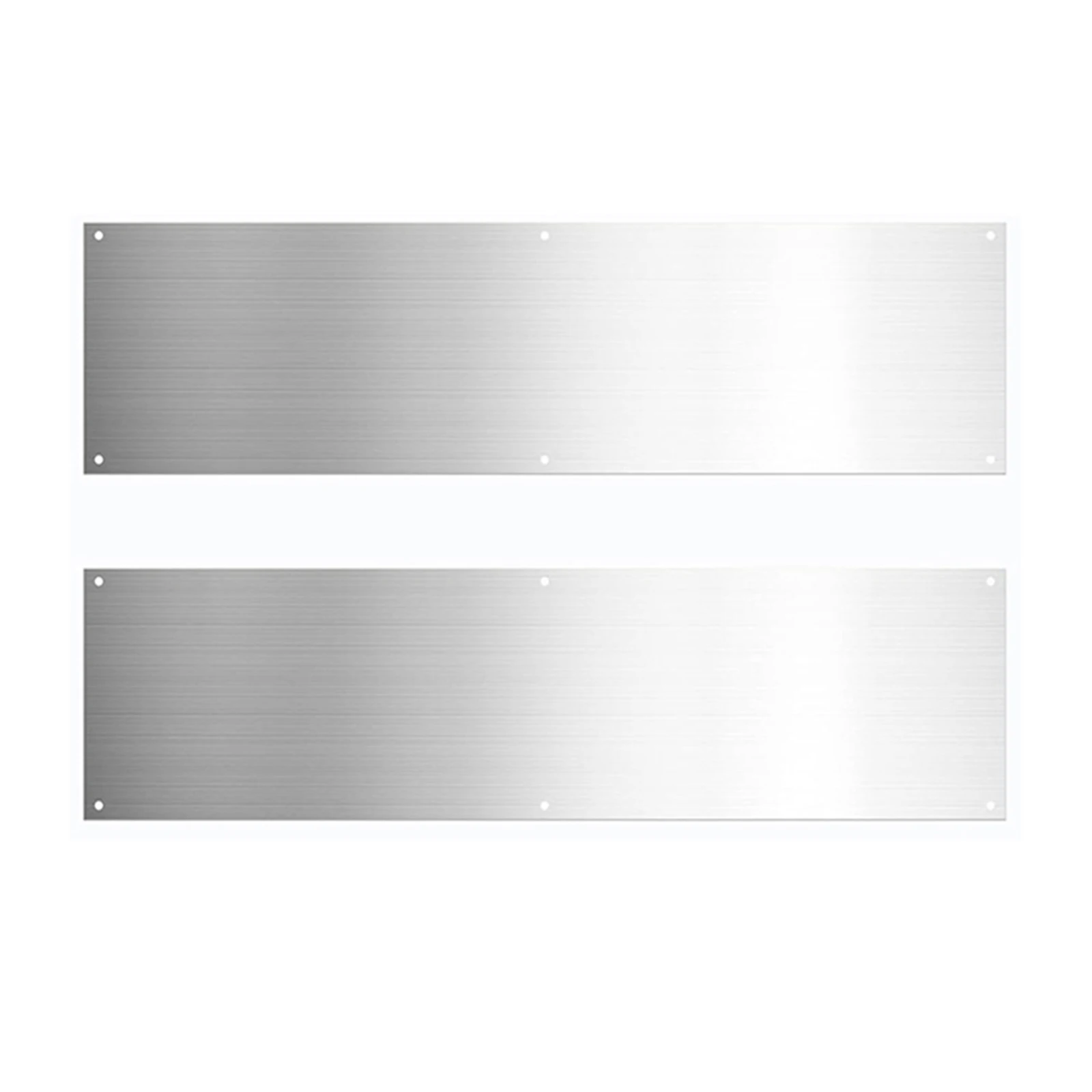 

Sturdy Metal Door Plate for Swing Doors Prevents Wear and Tear Easy to Install Suitable for Indoor and Outdoor Use 2 Pack