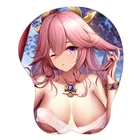 Коврик для мыши Stormpike с изображением сексуальной девушки, попа, аниме персонажа Doujin из силикагеля, аниме Genshin Impact Oppai, 2 способа, 3D, подставка под запястье