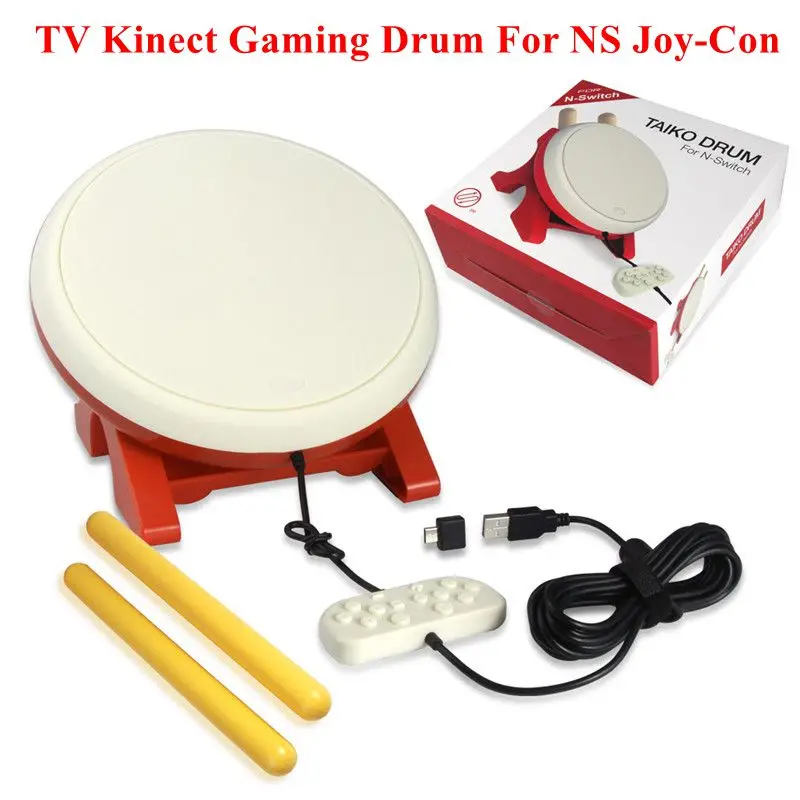 

Taiko Drum TV Kinect Gaming Drum For Ns Joy-Con Video Game Taiko Drum For Nintendo Switch Taiko no Tatsujin Game Accessories