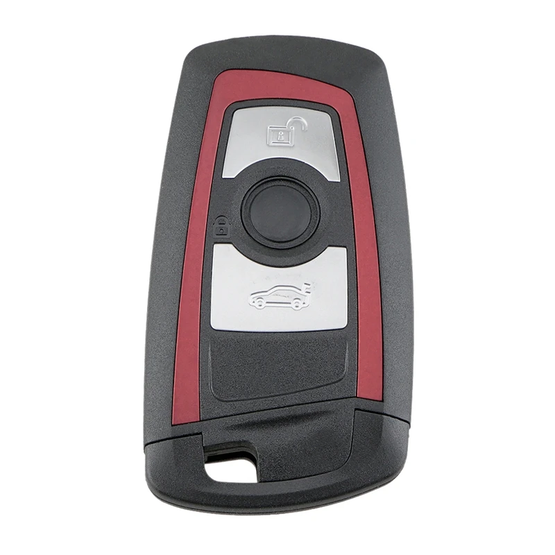 

Красный дистанционный ключ с 3 кнопками для BMW 5 7 F Series FEM / BDC CAS4 CAS4 + 2009-2016