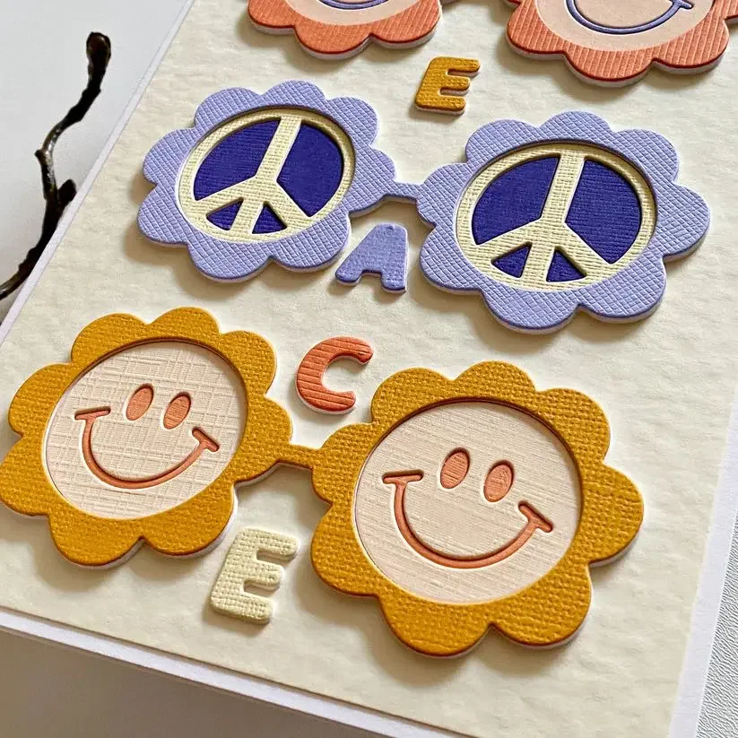 Piggy Craft металлические штампы для резки форма рамка в форме цветка скрапбук нож