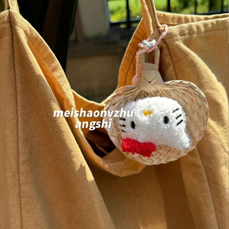 Модный кулон в стиле аниме Hello Kitty из мультфильма Pufan праздничный стильный виде