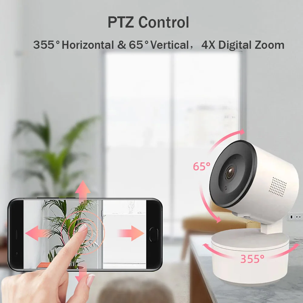 Tuya Smart WiFi 3-мегапиксельная IP-камера Безопасность Автоматическое отслеживание