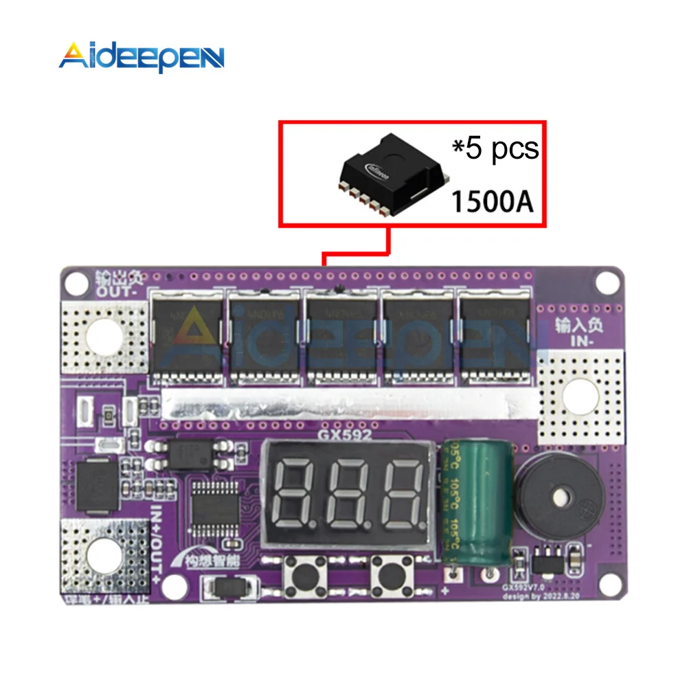 12 В постоянного тока цифровой дисплей 100 передач ручной 18650 литиевый аккумулятор